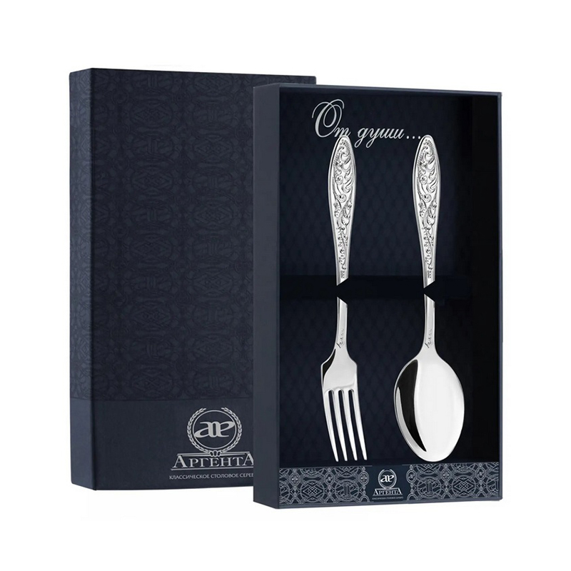 картинка Набор столовый Морозко (2 пред. Л+В) +футляр