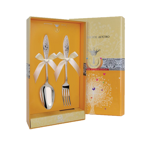 картинка Набор десертный Морозко (2 пр л+в) +футляр