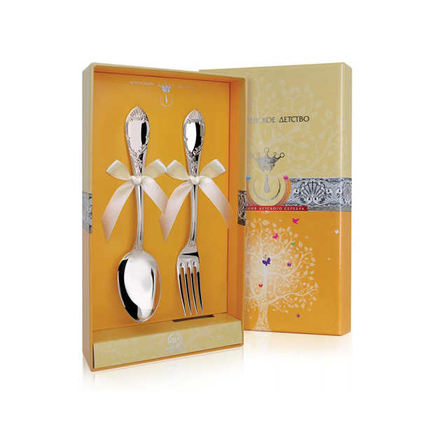 картинка Набор десертный Престиж (2 пр л+в) +футляр