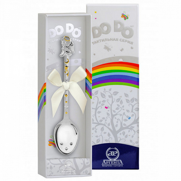 картинка Ложка детская DODO Ангел ч/п + футляр