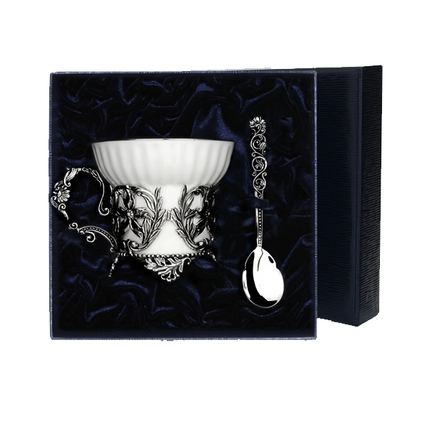 картинка Набор чаш/чайн Симфония+лож (2пр)+фут