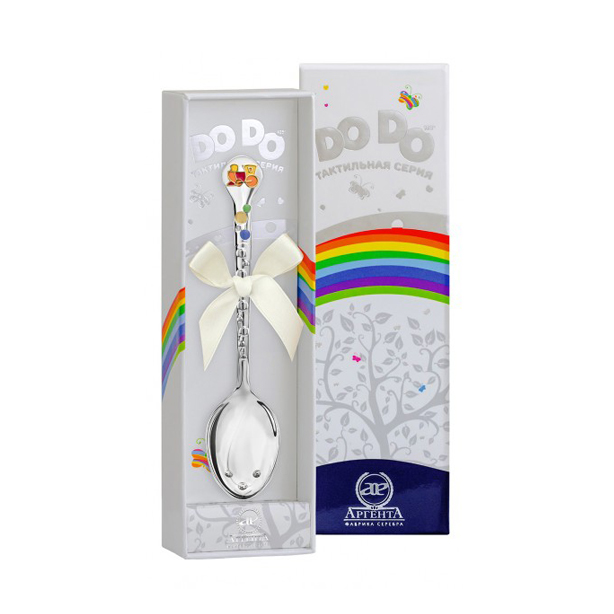 картинка Ложка детская DODO Паровозик ч/п с эм+фут