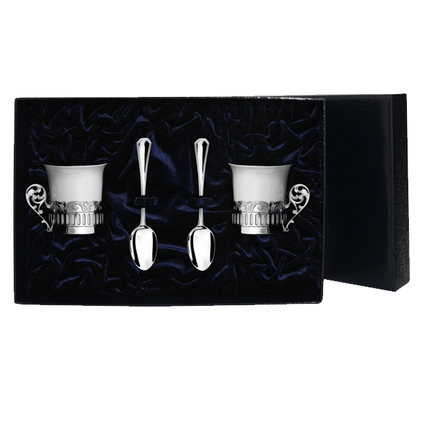 картинка Набор чаш/коф Богема+лож (4пр)+фут